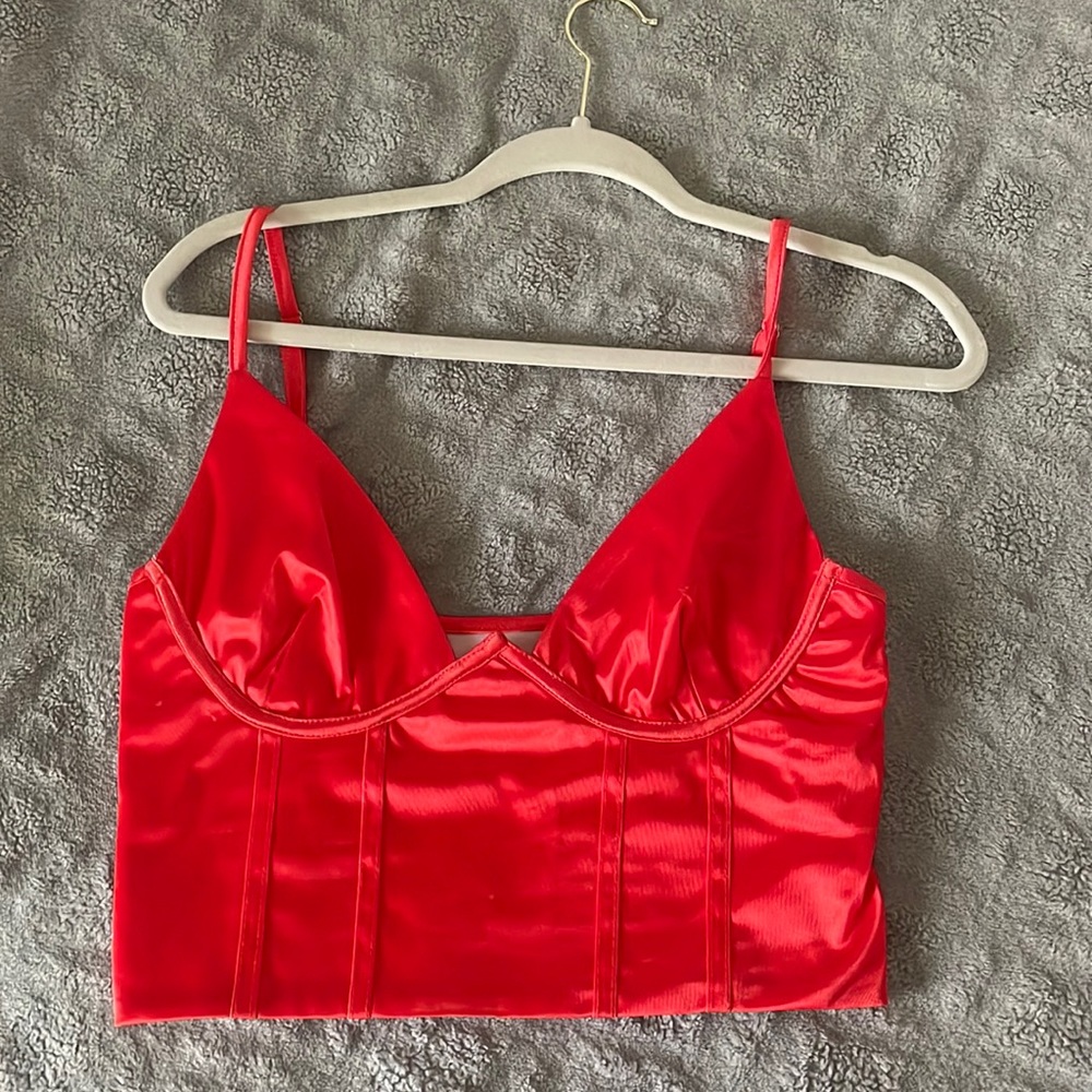 Red Corset top